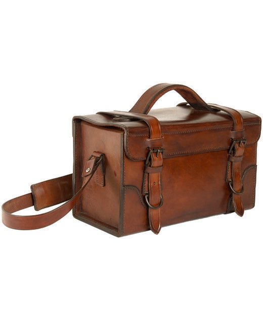 Mil-Tec Ledertasche m.tragegurt braun