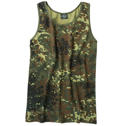 Mil-Tec Tanktop Herren- Flecktarn