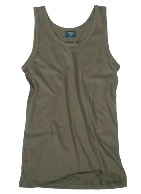 Mil-Tec Tanktop herren oliv, 140-145 g/m2