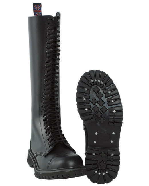 Mil-Tec Invader stiefel 30 loch schwarz