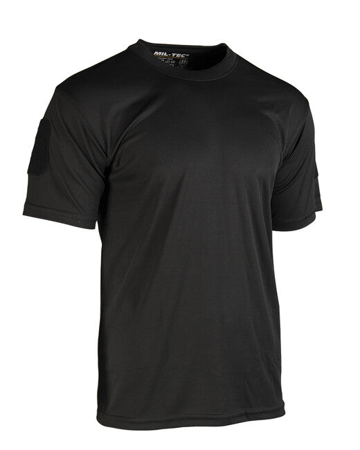 Mil-Tec QUICK DRY T-shirt taktisches Kurzarm, schwarz