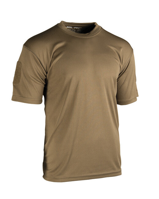 Mil-Tec QUICK DRY T-shirt taktisches kurzarm, coyote
