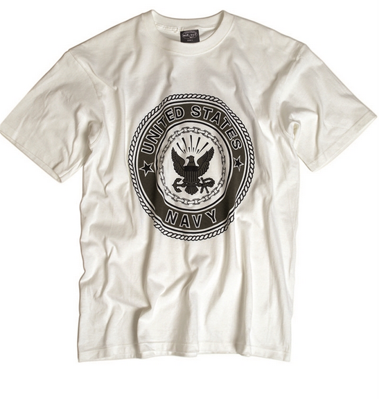 Mil-Tec T-Shirt US navy weiß