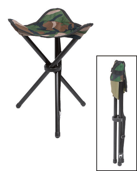 Mil-Tec Klapphocker dreibein woodland
