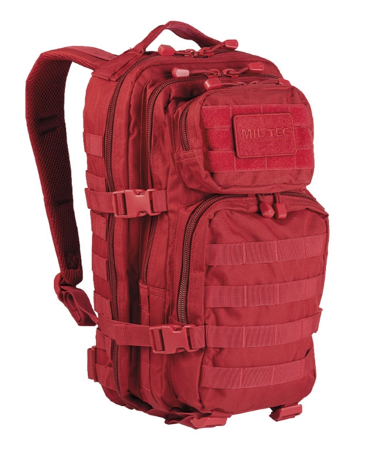Mil-Tec US Assault Small Rucksack, rot, 20L