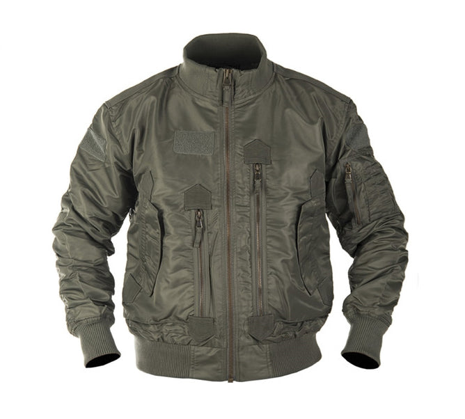 Mil-Tec US Tactical Pilotjacke, oliv