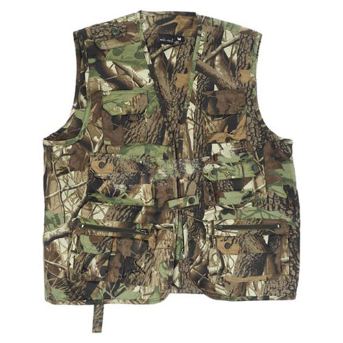 Mil-Tec Weste JAGD na lov alebo rybarcenie - HUNTING CAMO