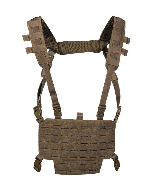 Mil-Tec CHEST RIG Weste taktische leichte mit LASER Panel dark coyote
