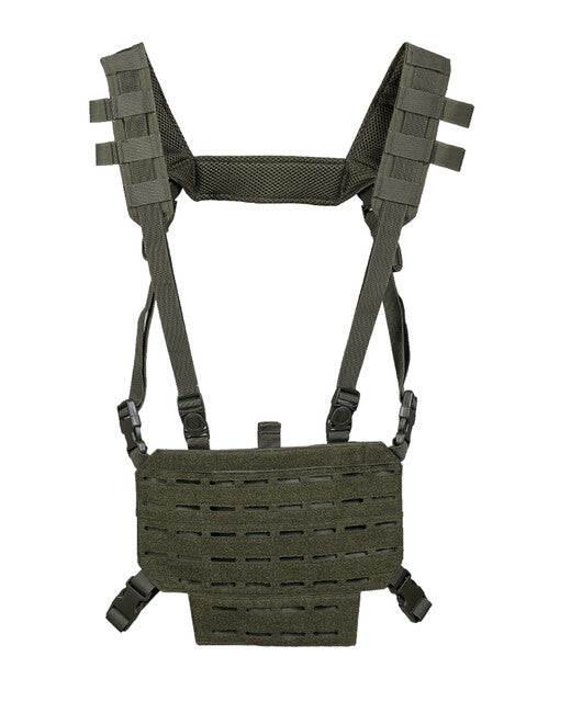 Mil-Tec CHEST RIG taktische leichte mit LASER Panel grün