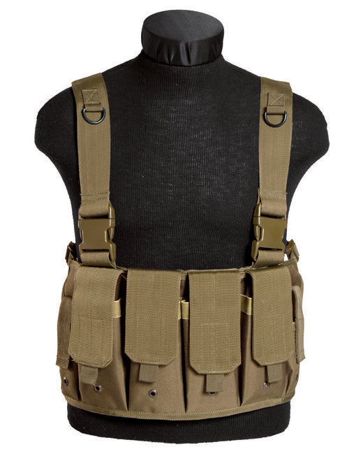 Mil-Tec MAG CHEST RIG Weste, coyote