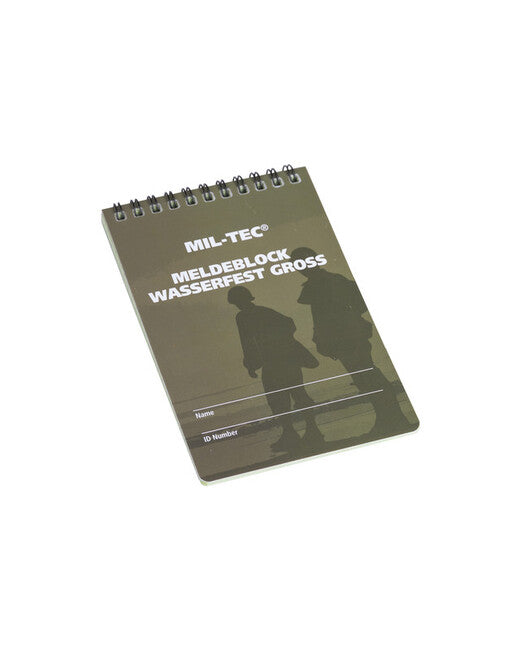 Mil-Tec Notizbuch groß wasserdicht