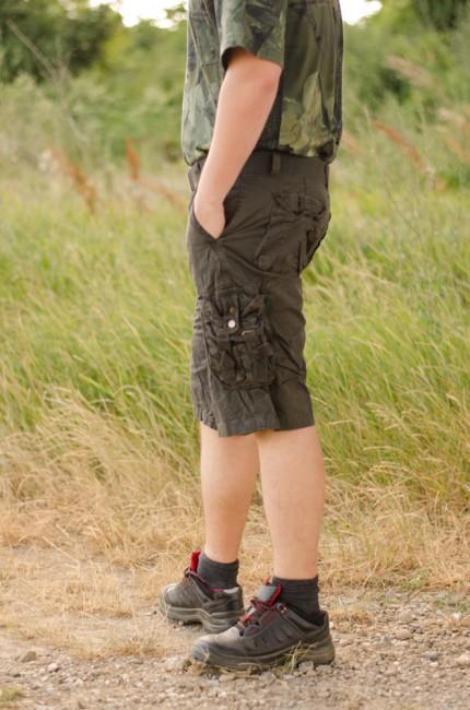 Mil-Tec Vintage Shorts Prewash Black