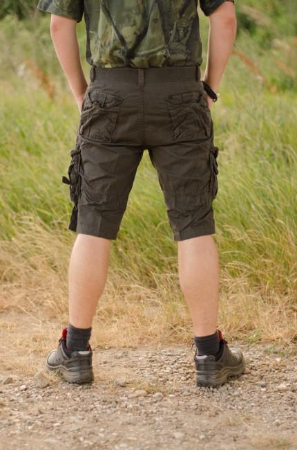 Mil-Tec Vintage Shorts Prewash Black