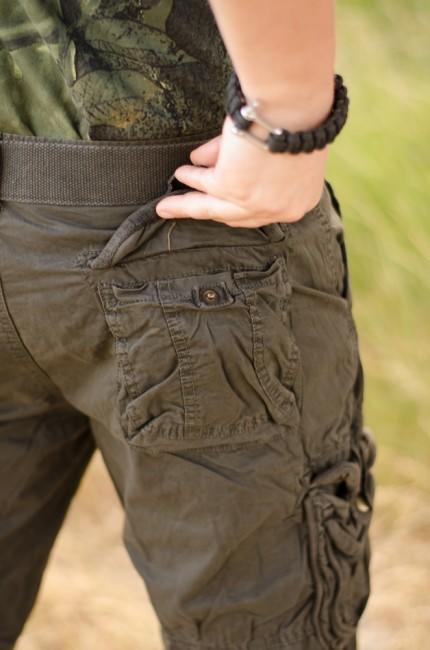 Mil-Tec Vintage Shorts Prewash Black