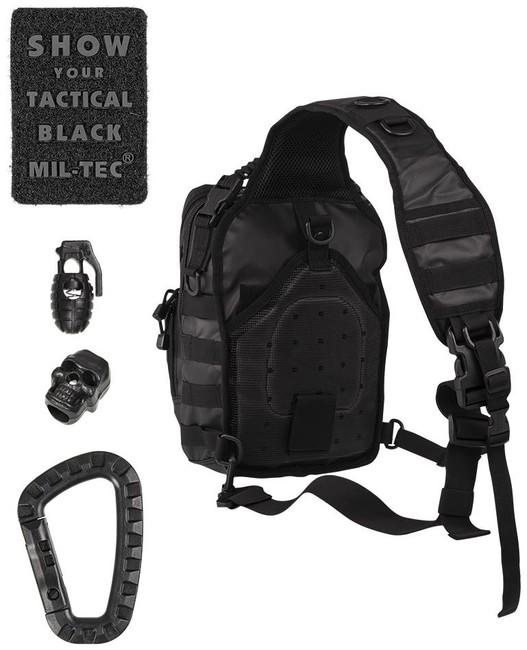 Mil-Tec Tactical Eingurtrucksack 10 l schwarz