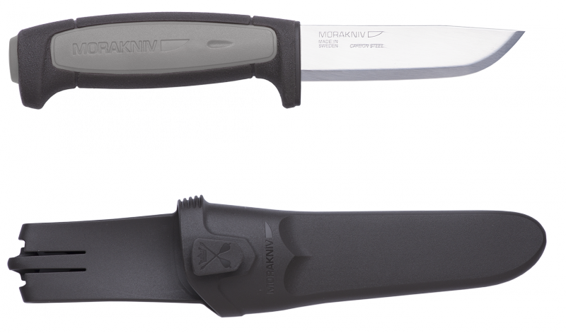 Mora of Sweden Robustes Karbonmesser grau