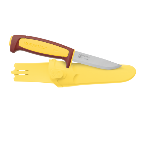Morakniv Basic 511 Outdoor-Messer Limited Edition 2023 (C), gelb/rot