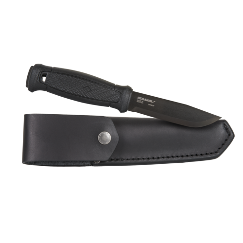 Morakniv Garberg outdoor-messer mit lederscheide, schwarz