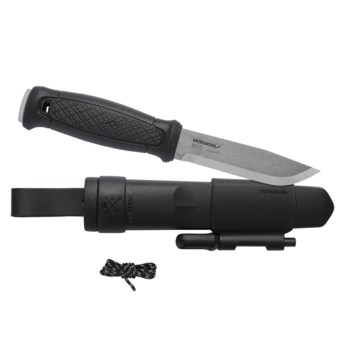 Morakniv Garberg (S) outdoor-messer mit überlebenskit, schwarz