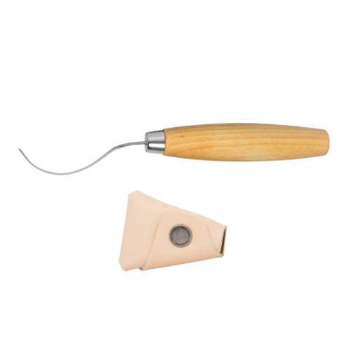 Morakniv Tranchiermesser 163 Double Edge + Scheide, Holz