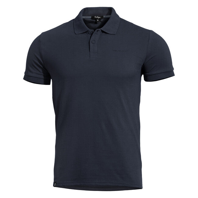 Pentagon Poloshirt Moth Piquet, midnight blue