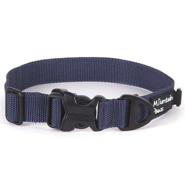 Mountain Paws Hundehalsband groß navy blau