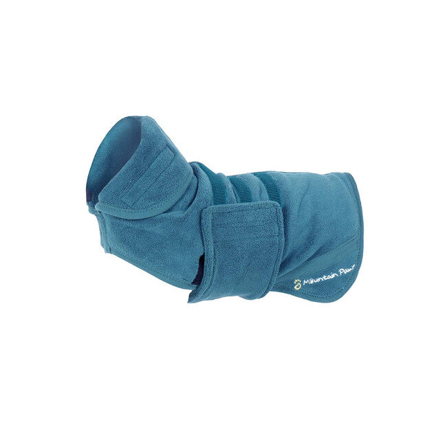 Mountain Paws Bademantel groß blau
