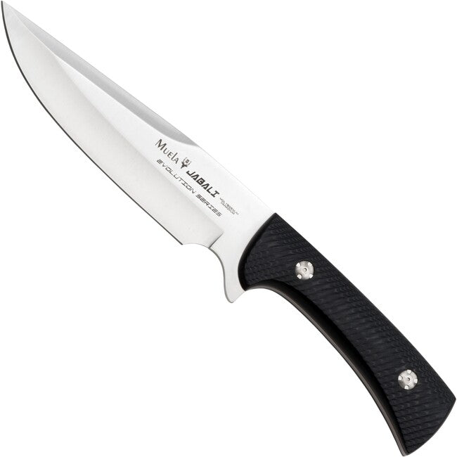 Muela Jabali Micarta messer mit feststehender klinge schwarz