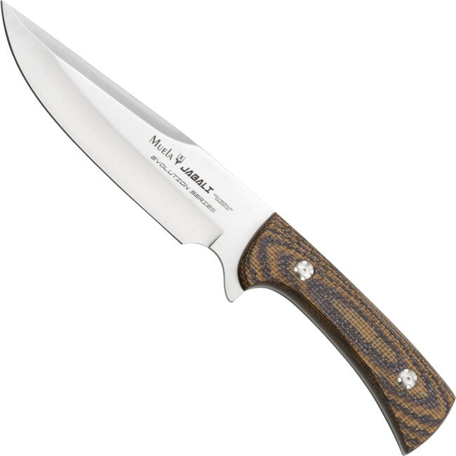 Muela Jabali Micarta Senf feste Klinge Messer