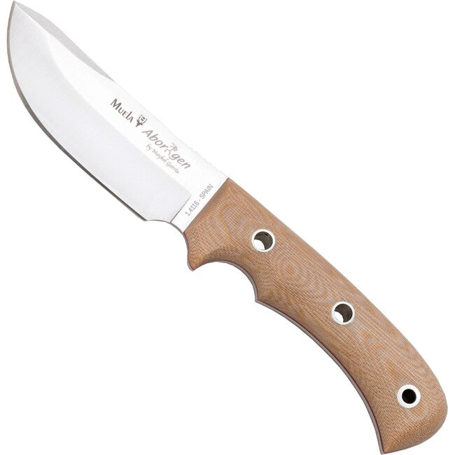 Muela Aborigen messer mit fester klinge sand