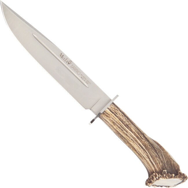Muela Sarrio messer mit feststehender klinge, hirschhorn