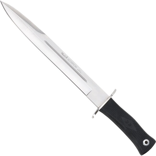 Muela Scorpion schwarz und Stahl feststehende Klinge Messer
