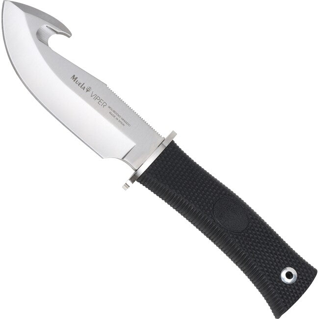 Muela Viper feststehende Klinge Messer schwarz und Stahl