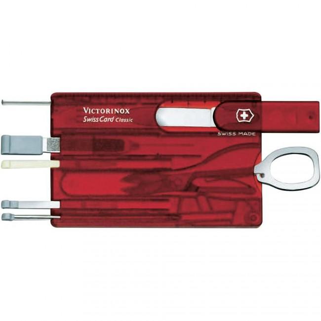 Victorinox SwissCard Multifunction Card 10-in-1, Red