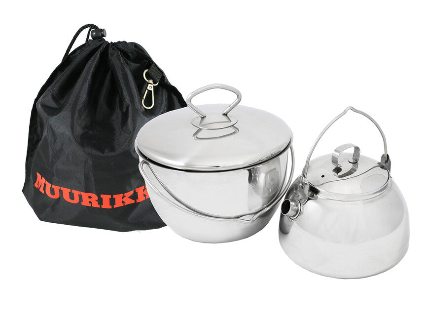 Muurikka Outdoor-Set, Wasserkocher und Kasserolle