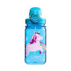 Nalgene Grip-n-Gulp Sustain Kinder-Trinkflasche 0,35 L, blue unicorn