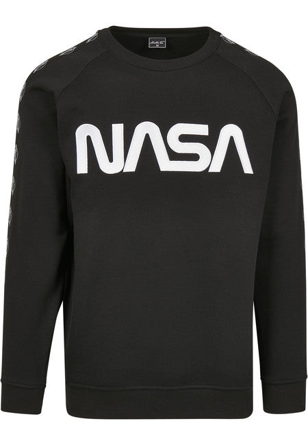 Urban Classics mikina NASA Wormlogo Rocket pánska, čierna