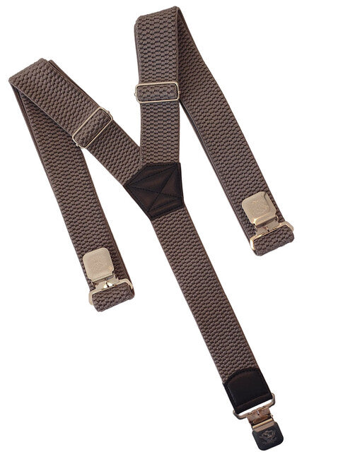 O&T traky na Hose Natur clip, grau