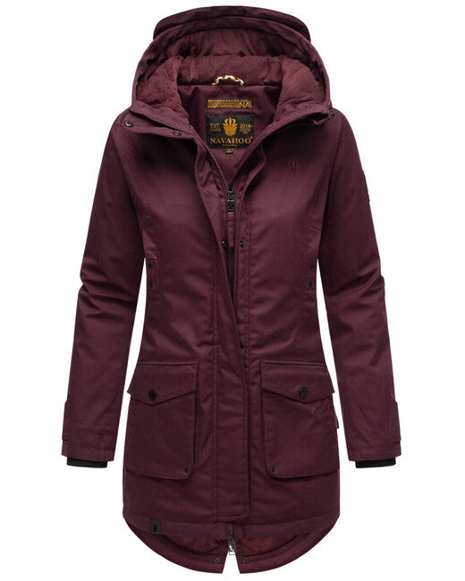 Navahoo BRINJAA damen-Softshell-Übergangsjacke, wein