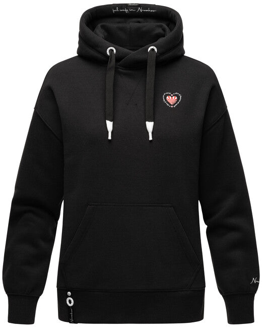 Navahoo Goldfee damen hoodie, Schwarz