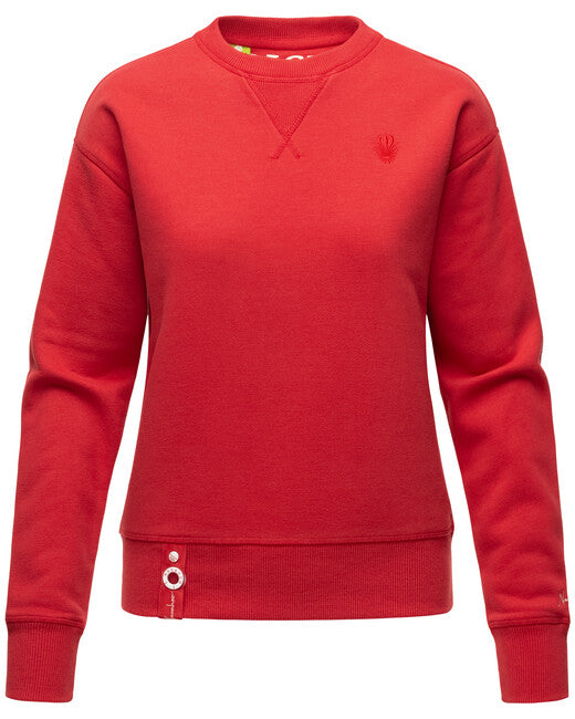 Navahoo Zuckerschnecke damen Sweatshirt, Rot