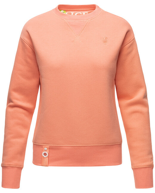 Navahoo Zuckerschnecke damen Sweatshirt, Apricot