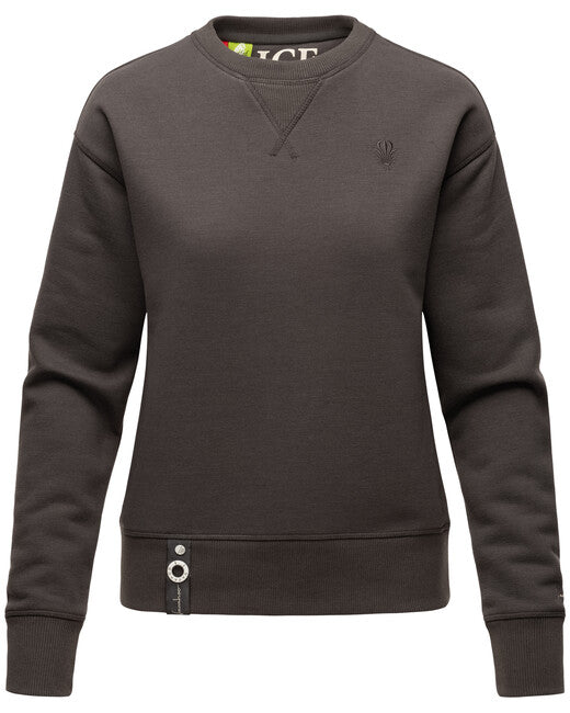 Navahoo Zuckerschnecke damen Sweatshirt, Dunkelgrau