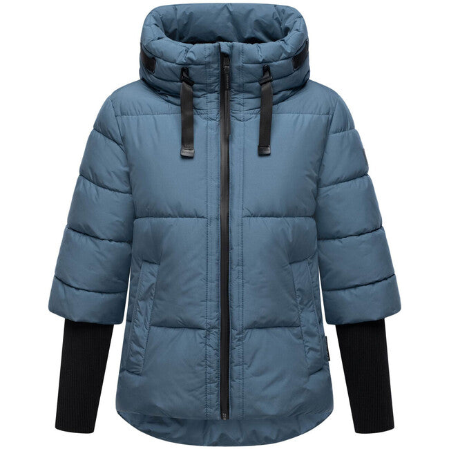 Navahoo LOTUSHERZ XIV damen Winterjacke, dusty blue