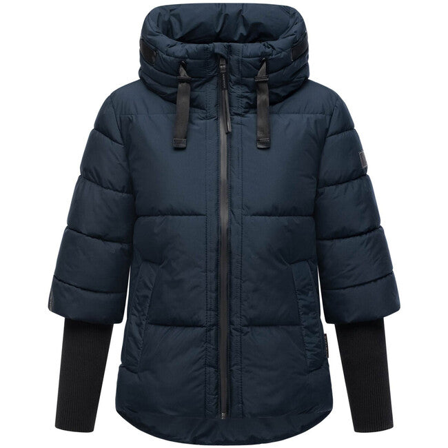 Navahoo LOTUSHERZ XIV damen Winterjacke, marineblau