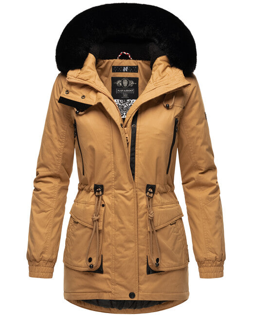 Navahoo Olessa damen Winterjacke, Camel