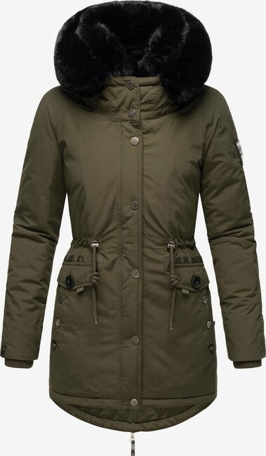 Navahoo Sweety Deluxe damen-Winterparka dunkeloliv