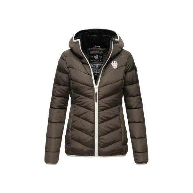 Navahoo ELVA damen Winterjacke mit Kapuze, anthrazit