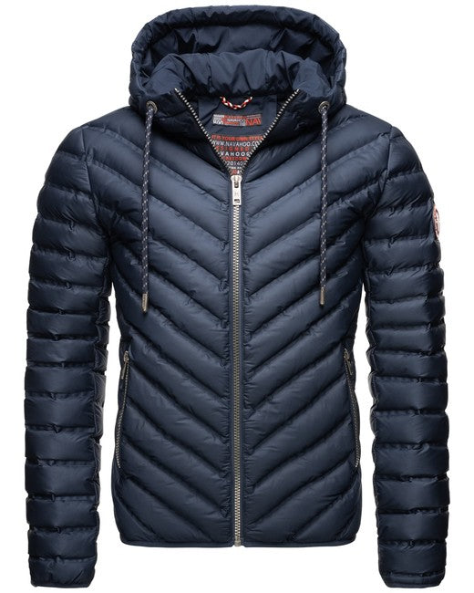 Navahoo Fey-tun herren-Übergangsjacke mit Kapuze, navy