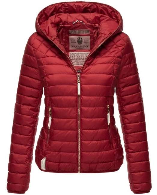 Navahoo Ich Bin Hübsch Jacke mit Kapuze, blood red